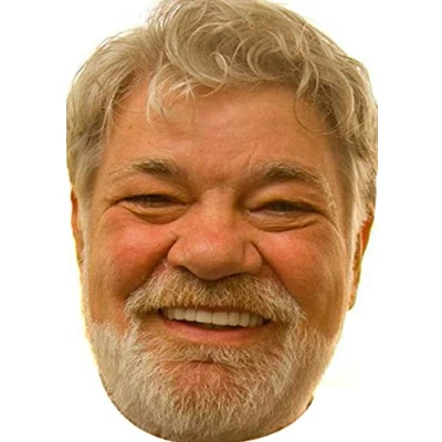 Image of FoxyPrinting Matthew Kelly Tv Stars 2018 Celebrity Cardboard Party Face Mask Fancy Dress