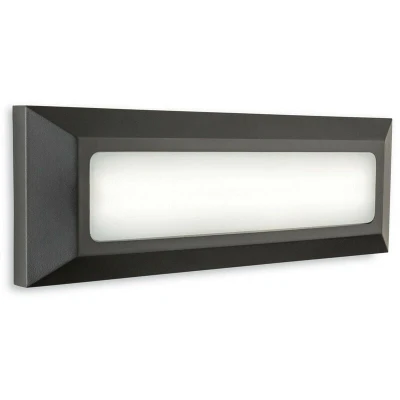 Image of Firstlight Shine LED Brick Wall and Step Light 4W Cool White in Graphite Opal