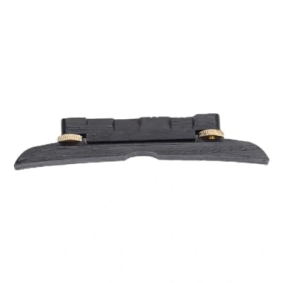 Image of Mandolin Bridge, Adjustable Ebony Bridge Instrument DIY Repair Parts