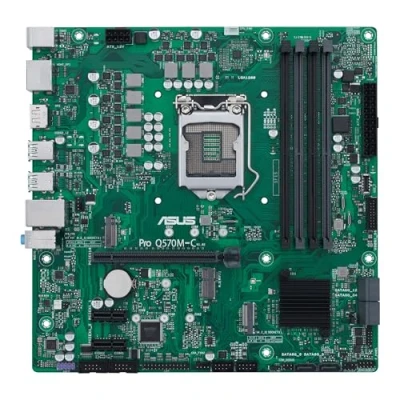 Image of ASUS Pro H610M C CSM Motherboard mATX, Intel H610, LGA1700, DDR5, PCI 5.0, LAN 1Gb, Realtek 7.1 Surround, 1xM.2, 4xSATA 6GB/s, USB 3.2 Gen 2, Control Center Express, Black