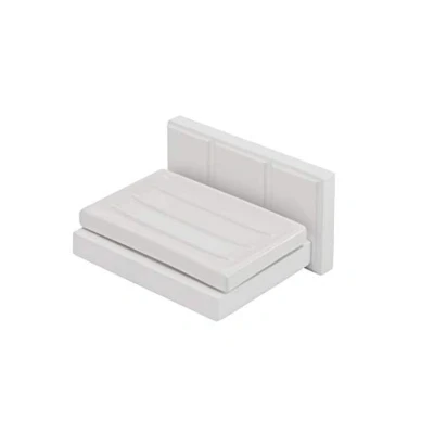 Image of Croydex Soap Dish, Pine, White, One Size