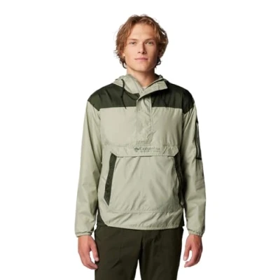 Image of Columbia CHALLENGER Windbreaker, Men&#039;s, Size: Medium, Safari/greenscape