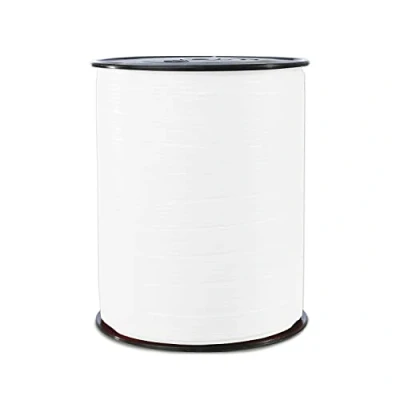 Image of Clairefontaine Ref 601501C Matt Counter Ribbon Roll (Single Reel) 10mm x 250m Length Roll, 11.1 8.4cm Spool Suitable for Gift Wrapping &amp; Crafting White