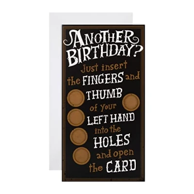 Image of Hallmark Birthday Card Die Cut Pint of Beer Design, RedOak