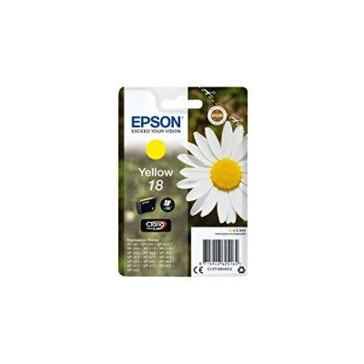 Image of Epson 18 Yellow Daisy Genuine, Claria Home Ink Cartridge