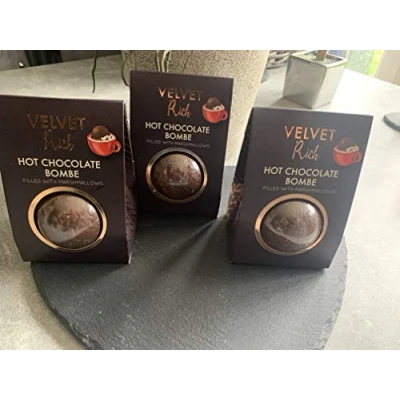 Image of 3 X Hot Chocolate Bombs with Marshmallows Xmas Gift TikTok Kids Sweets