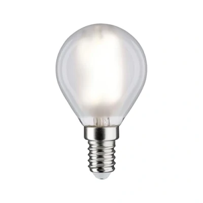 Image of Paulmann 29074 Filament LED Drop E14 230V 5.9W 806lm dimmable 45mm matt Glass 2700K Warm White, 5.9 W