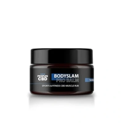 Image of Bodyslam® Pro™ 500mg High Strength CBD Muscle Rub Sports Focused for Post Workout Recovery Balm 100ml Tub