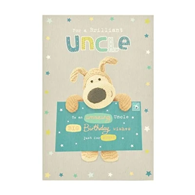 Image of Boofle Uncle Birthday Card Cute for Him Brilliant