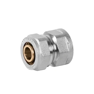 Image of 16mm x 1/2&quot; Female PEX AL Compression Pipe Fittings MUFF