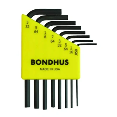 Image of BONDHUS, HLX8S HEX Key Set 0.050&quot; 5/32&quot;, 12232