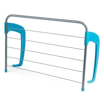 Image of Beldray LA027535TQEU Radiator Clothes Drying Rack Airer With Adjustable Arms, Foldable, 3m Space Over 6 Bars, Hanger, Lightweight, Suitable For Smalls &amp; Delicates