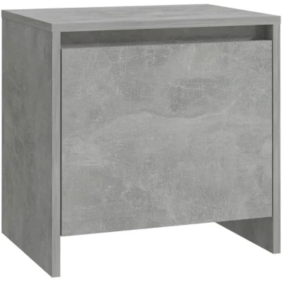 Image of vidaXL Bedside Cabinet Concrete Grey 45x34x44.5 cm Engineered Wood
