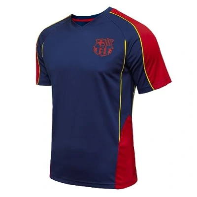 Image of Icon Sports Unisex&#039;s Modern/Fitted T Shirt, Fc Barcelona Highlight Navy, M