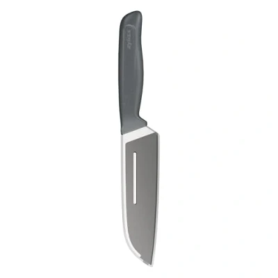 Image of Zyliss Santoku Knife, 15cm/5.9in, Sharp German Stainless Steel with Sustainable Wheat Straw Non Slip Handle, Cover for Safety, Professional Kitchen Knife/Vegetable Dishwasher Safe