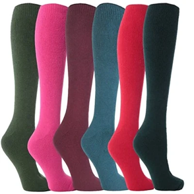 Image of Ladies Gentle Grip Top Wellington Boot Socks/Welly Socks UK Size 4 8 Eur 37 41