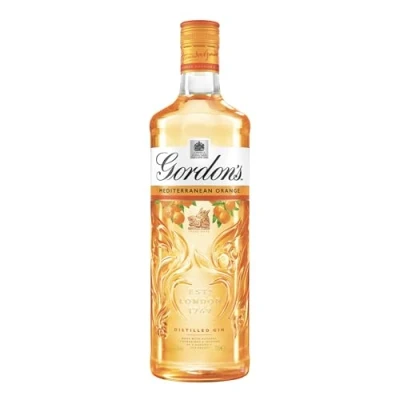 Image of Gordon&#039;s Mediterranean Orange Distilled Flavoured Gin 37.5% vol 70cl Bottle