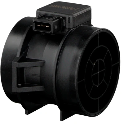 Image of 13621432356 Mass air flow sensor FEBI BILSTEIN 36713 with housing BMW: 3 Coupe, Saloon, 5 KIA: CARNIVAL 2