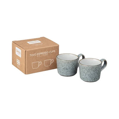 Image of Denby Studio Grey Brew Espresso Cup Set Of 2