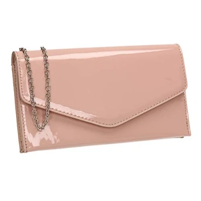 Image of Swankyswans Womens Evie Clutch Pink (Nude Pink)