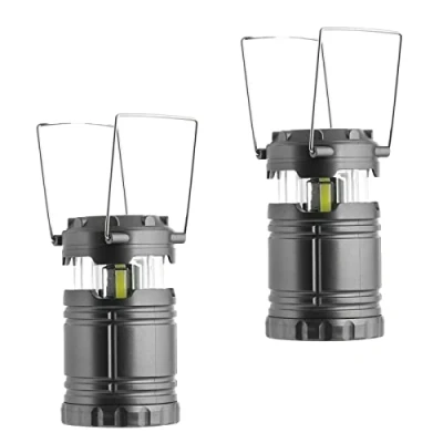 Image of Jegs Dekton 3 Cob LED Lantern The Original Collapsible Tough Lamp Great Light for Camping, Fishing, Shed, Festivals, Garages etc