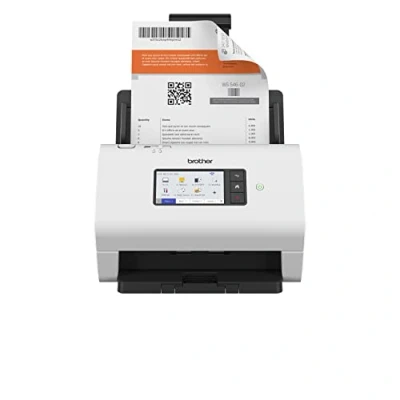 Image of Brother ADS 4900W Professional High Performance Desktop Document Scanner, USB 3.0, 10.9cm Touchscreen, Advanced Image Capture, UK Plug