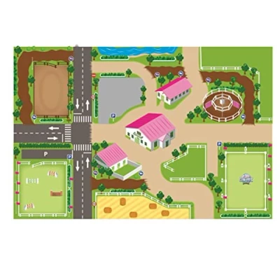 Image of Kids Globe Play carpet horse manege XXL 100x150cm Toys