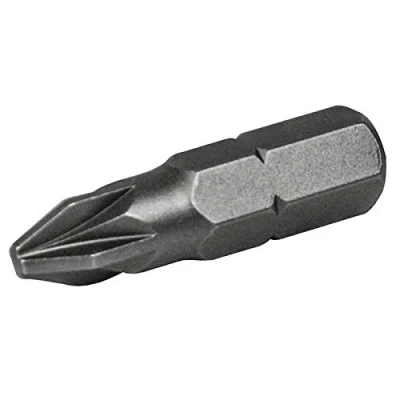 Image of Faithfull Pozi S2 Grade Steel Screwdriver Bits PZ3 x 25mm (Pack 3) FAISBPZ325
