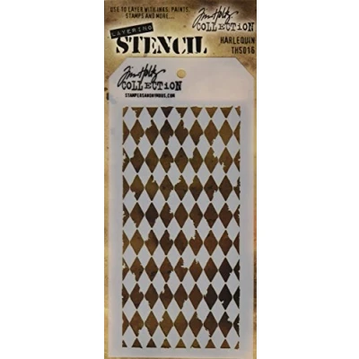 Image of Art Gone Wild Plastic Tim Holtz Latticework Stencil,11.19 x 4.5 0.05