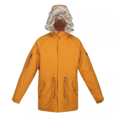 Image of Regatta Mens Salinger III Parka (Cathay Spice) Multicolour Size Medium