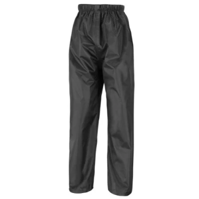 Image of Result Mens Core Stormdri Rain Over Trousers / Pants (XL) (Black)