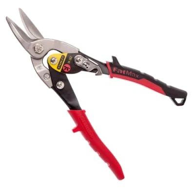 Image of Stanley Aviation Snip Left 2 14 562, Plain Red