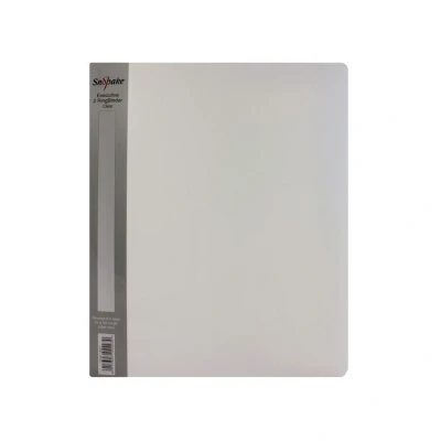 Image of Snopake A4 2 O Ring 25 mm Executive RingBinder Clear [Pack of 1] Ref: 13371s