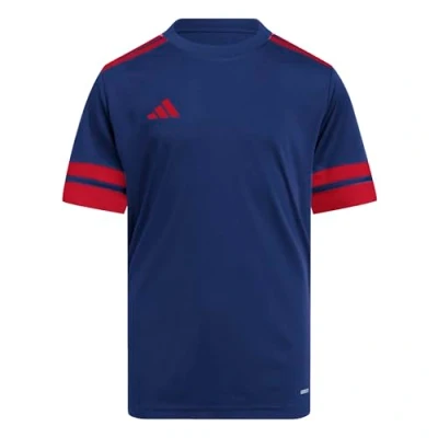 Image of adidas Unisex Kids SQUADRA25 Jersey Short Sleeve Kids, Team Navy Blue 2/Team Power red 2, 13 14 Years