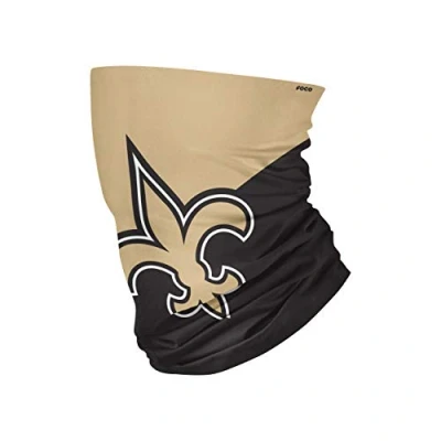 Image of FOCO NFL New Orleans Saints Neck Gaiter, One Size, Big Logo