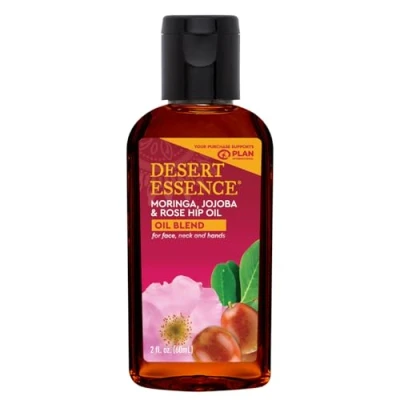 Image of Desert Essence Moringa,Jojoba &amp; Rosehip Oil 2fl oz