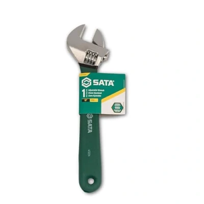 Image of SATA ST47224SC Dipping Handle Adjustable Wrench 10&quot; Wide for Improved Comfort and Better Leverage