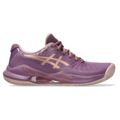 Image of Asics GEL Challenger 14 Padel shoes, Women&#039;s, Size: 4.5, Dark ube/rose gold Textile/synthetics