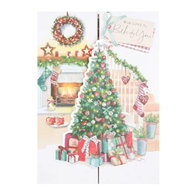 Image of Hallmark Medium Both of You &quot;With Love&quot; Christmas Card