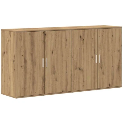 Image of vidaXL Sideboards 2 pcs Artisan Oak 79x38x80 cm Engineered Wood