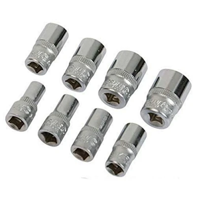 Image of Silverline Socket Set 1/4&quot; Drive Metric 6pt 8pce 5 13mm