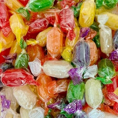 Image of Fruit Drops (Wrapped) 700g Re Sealable Pouch by The Gourmet Sweet Company