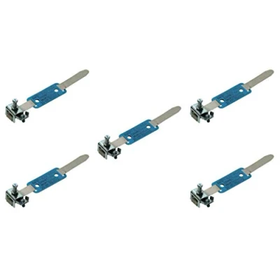 Image of Niglon AEC2 15 Adjustable Earth Clamp for Damp Conditions A D 12 35mm (Blue)