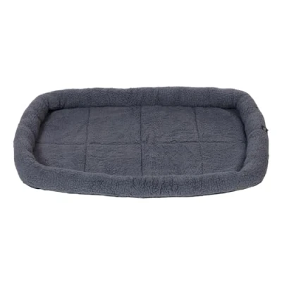 Image of Danish Design Essentials Mattress, Charcoal Small 58x41cm Dog Bed and Crate &amp; Travel Mat, Mashine Washable