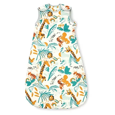 Image of Tutti Bambini Baby Sleep Bag 6 18 Months Soft Bamboo Cotton 2.5 TOG, Ideal for Sensitive Skin, Thermometer Included Run Wild