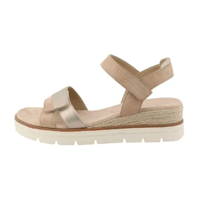 Image of TOM TAILOR Women 9590270004 Wedge Sandal, Sand, 6 UK