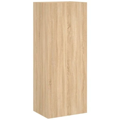 Image of vidaXL TV Wall Cabinet Sonoma Oak 40.5x30x102 cm Engineered Wood