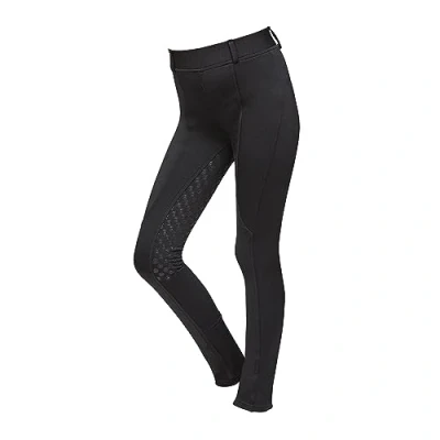 Image of Dublin Childrens performance Cool It Gel Riding Tights Black Easy stretch 4 way super fabric