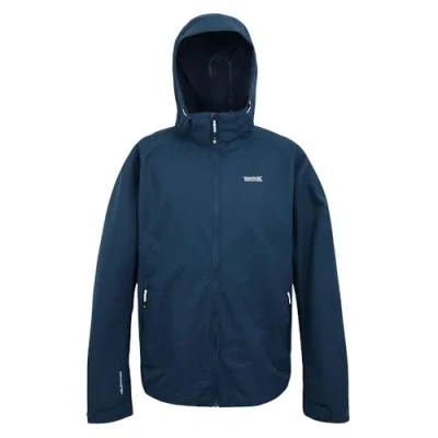Image of Regatta Men&#039;s Water repellent Oakhowe Waterproof Jacket Moonlight Denim, Size: L