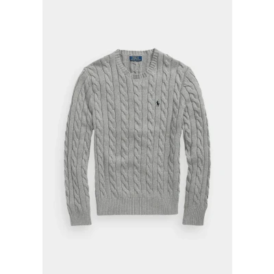 Image of Polo Ralph Lauren Driver LONG Sleeve Jumper, Men&#039;s, Size: XS, Fawn grey heather